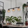 GASTOR Pendant Light - glass Amber, clear, 3-light sources