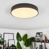 DIAGONAL Ceiling Light LED black, 1-light source, Remote control