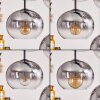 APEDO Pendant Light - glass clear, Smoke-coloured, 8-light sources