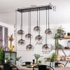 APEDO Pendant Light - glass clear, Smoke-coloured, 8-light sources