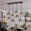 APEDO Pendant Light - glass clear, Smoke-coloured, 8-light sources