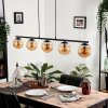 GASTOR Pendant Light - glass Amber, 5-light sources