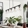 GASTOR Pendant Light - glass clear, 5-light sources
