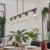 GASTOR Pendant Light - glass clear, 5-light sources