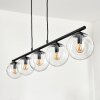 GASTOR Pendant Light - glass clear, 5-light sources