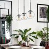 GASTOR Pendant Light - glass clear, 3-light sources