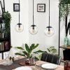 GASTOR Pendant Light - glass clear, 3-light sources