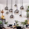 KOYOTO Pendant Light - glass clear, Smoke-coloured, 8-light sources