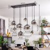 KOYOTO Pendant Light - glass clear, Smoke-coloured, 8-light sources