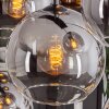 KOYOTO Pendant Light - glass clear, Smoke-coloured, 8-light sources