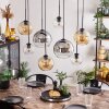 KOYOTO Pendant Light - glass Amber, clear, Smoke-coloured, 8-light sources