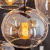 APEDO Pendant Light - glass Amber, clear, 8-light sources