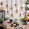 APEDO Pendant Light - glass Amber, clear, 8-light sources