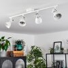 SALINAS Ceiling Light LED white, 4-light sources