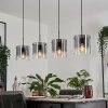 PARANE Pendant Light clear, Smoke-coloured, 4-light sources