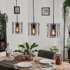 PARANE Pendant Light Smoke-coloured, 3-light sources