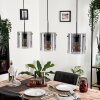 PARANE Pendant Light Smoke-coloured, 3-light sources