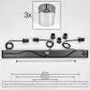 PARANE Pendant Light Smoke-coloured, 3-light sources