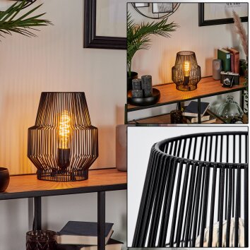 WEMUDE Table lamp black, 1-light source