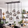 KOYOTO Pendant Light - glass chrome, clear, Smoke-coloured, 8-light sources