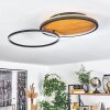 CARDOZO Ceiling Light LED Ecru, black, 1-light source