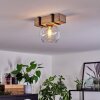 MONTGOMERY Ceiling Light - glass Ecru, black, 1-light source