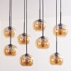 APEDO Pendant Light - glass Amber, 8-light sources
