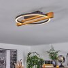 CARCANO Ceiling Light LED Ecru, black, 1-light source