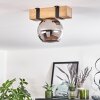 MONTGOMERY Ceiling Light - glass Ecru, black, 1-light source