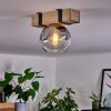 MONTGOMERY Ceiling Light - glass Ecru, black, 1-light source