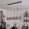 APEDO Pendant Light - glass Smoke-coloured, 5-light sources