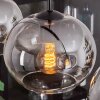 APEDO Pendant Light - glass clear, Smoke-coloured, 5-light sources