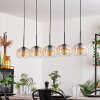 APEDO Pendant Light - glass Amber, clear, 5-light sources