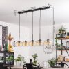 APEDO Pendant Light - glass Amber, clear, 5-light sources