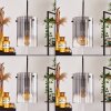 PARANE Pendant Light clear, Smoke-coloured, 4-light sources