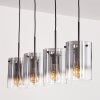 PARANE Pendant Light clear, Smoke-coloured, 4-light sources