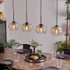 APEDO Pendant Light - glass Amber, clear, 4-light sources