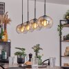 APEDO Pendant Light - glass Amber, clear, 4-light sources