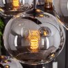 APEDO Pendant Light - glass Smoke-coloured, 6-light sources