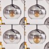 APEDO Pendant Light - glass clear, Smoke-coloured, 6-light sources