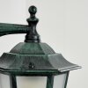 LORIA Outdoor Wall Light green, black, 1-light source