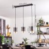 PARANE Pendant Light - glass clear, Smoke-coloured, 3-light sources