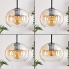 APEDO Pendant Light - glass Amber, clear, 3-light sources