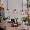 APEDO Pendant Light - glass Amber, clear, 3-light sources