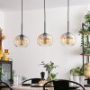 APEDO Pendant Light - glass Amber, clear, 3-light sources