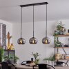 APEDO Pendant Light - glass Smoke-coloured, 3-light sources