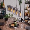 PARANE Pendant Light - glass Smoke-coloured, 5-light sources