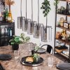 PARANE Pendant Light - glass Smoke-coloured, 5-light sources