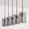 PARANE Pendant Light - glass Smoke-coloured, 5-light sources