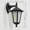 LORIA Outdoor Wall Light black, 1-light source